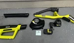 Ryobi 18V One+ String Trimmer/edger And Sweeper Kit - Green (P2036). Fixed Price $65.00.