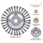 Heavy Duty 8IN Steel Wire Weed Brush Cutter Head Trimmer Attachment For Garden. Fixed Price $10.98.