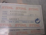Stihl Gasket 4135 149 0500. Fixed Price $8.90.