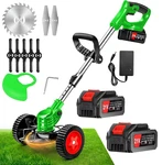 24V Cordless Weed Eater Electric Brush Cutter Lawn Edger Grass String Trimmer. Fixed Price $35.99.