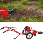 Garden Lawn Mower Trimmer Gasoline Brush Cutter Hand Push Type Grass Tool. Fixed Price $217.84.