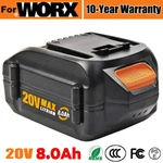 8.0AH 20V Max Lithium Battery For Worx WA3520 WA3575 WA3578 WA3525 WG155 WG160. Fixed Price $27.49.