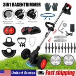 Electric Lawn Edger Cordless Weed Grass Trimmer Garden Cutter Eater W/ 2 Battery. Fixed Price $45.31.