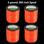 1/2/4 Pack 1300FT 5LB .095 Square String Trimmer Line Nylon Weed Eater Spool. Fixed Price $93.99.
