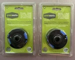 Two (2X) Greenworks Dual Line Spool 29082 For 21212 21052 String Trimmer. Fixed Price $12.29.