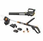 WG930.2 Worx 20V Gt Trimmer & Turbine Blower+ Dual Port Charger-cr. Fixed Price $159.99.
