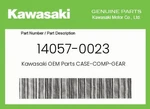 Kawasaki Genuine Case-comp-gear 14057-0023. Fixed Price $348.39.