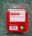 Craftsman Oem .080" Replacement Trimmer Spool & 25' Of Line 71-85939 Husqvarna. Fixed Price $18.99.