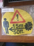 537216202 Husqvarna Safety Sign With Harness. Fixed Price $16.00.