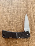 Gerber Lst 400 Pocket Knife Black Plain Edge Lockback 1.4OZ Made Portland. Fixed Price $14.95.