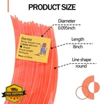 Zeeyee 84PC .095" Grass Trimmer Line Echo 8" Length. Fixed Price $31.99.