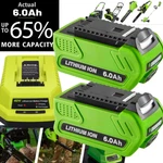 Lithium For Greenworks 40V Battery/charger 22262 25312 21242 G-max. Fixed Price $42.00.
