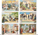 6X Liebig Trade Cards, Remains Of Vanished Civilizations 1923 (S1152 French).. Fixed Price $11.50.
