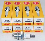8 Pack Genuine Ngk 6703 Spark Plugs BPMR7A For Various Lawn And Garden Equipment. Fixed Price $25.63.