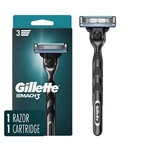 Gillette MACH3 Razor For Men, Handle Blade Refill +1 Cartridge. Fixed Price $11.99.