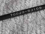 Shindaiwa Throttle Cable New Old Stock, Fits EB45, Part #70029-83109. Fixed Price $8.89.