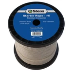 Stens New Braid Starter Rope 145-612#5 Diamond, White 100',. Fixed Price $39.49.