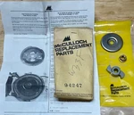 Nos Oem Mcculloch Minimac, SP40, PM6A, More Clutch Rotor Kit Pn 94247 (bin 67). Fixed Price $20.00.
