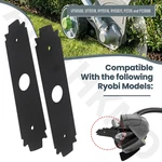 AC04215 Reversible Heavy Duty Hardened Steel Edger 8" Blade For Ryobi UT50500,. Fixed Price $10.99.
