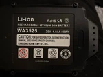 For Worx WA3575 Power 4.0AH Li-ion Battery 20V WA3525 WA3520 WG166 WG151S WG155S. Fixed Price $16.95.