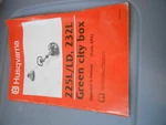 Nos Husqvarna 225L/LD 232L 1994-1995 Green City Box Genuine Operators Manual. Fixed Price $14.99.