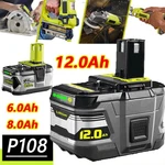 For Ryobi 18V P108 P102 P105 P109 String Trimmer High Capacity Battery 8AH/12AH. Fixed Price $92.21.