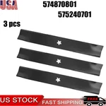 Set Of Replacement Fits Husqvarna 52" Cut Mower Blades 574870801 Star Hole 133. Fixed Price $45.99.
