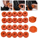20 Pack WA0010 Grass Trimmer Spools Line + Caps For Worx Weed Eater Edger. Fixed Price $6.43.
