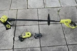 Ryobi P20018VNM 13" Cordless String Trimmer Lawn Edger 4AH Battery Kit Great. Fixed Price $74.99.