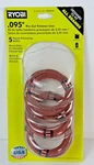 Ryobi AC04149 Pre-cut Spiral String Trimmer Line 0.095" X 16FT 5-PACK (4 Units). Fixed Price $8.95.