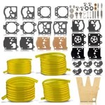 2X Carburetor Rebuild Kit For Walbro, Echo, Husqvarna, Mcculloch, Poulan, Ryobi. Fixed Price $22.99.