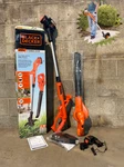 New Black+decker 20V Cordless String Trimmer Sweeper Kit Complete Yard Tool. Fixed Price $99.99.