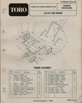 Toro Parts Catalog 3.5 Horsepower Gas Edger Model 58430 Serial 60000001 And Up. Fixed Price $9.99.