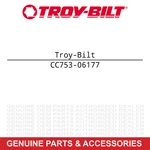 Troy-bilt 753-06177 Rear Cover Assembly TB32EC TB25SEC TB25CEC TB22EC. Fixed Price $24.95.