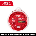 Milwaukee 0.105 In. X 180 Ft. Trimmer Line. Fixed Price $17.95.