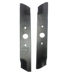 Set Of Greenworks 29712 10" Mower Blades G-max Twin Force 25302 Kobalt KM2040X. Fixed Price $38.93.