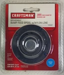 Craftsman Replacement Bump Feed Spool With Round Nylon Line .065" (#85967) New. Fixed Price $20.99.