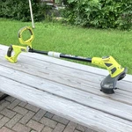 Ryobi One + 18V Lithium Hybrid Electric Cordless 10 String Trimmer Edger P2200. Fixed Price $174.90.