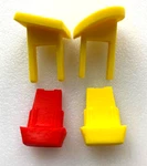 Set Of 4 Yellow/red Safety Switch Keys For Craftsman Delta Ryobi Wen & Others. Fixed Price $10.25.