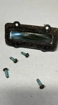 Mantis Tiller Oem Gearbox Grease Cover Plate. W/screws. Fixed Price $12.50.