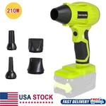 210W Cordless Handheld Jet Blower Portable Violent Fan For Ryobi 18V. Fixed Price $32.99.
