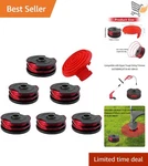 Weed Wacker String Replacement Spool 0.065IN 32FT Yard Trimmer For Hyper Tough. Fixed Price $25.98.