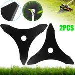 2PCS 10" X 3TEETH Steel Brush Cutter Trimmer High Hardness Lawn Weed Eater Blade. Fixed Price $13.28.