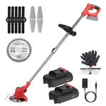 Electric Cordless Grass Trimmer Rechargeable Lawn Mower Weed Cutter With 2 Alloy. Fixed Price $44.99.
