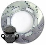 Kawasaki Rear Brake Rotor Disc + Pads KLR650 (1987-2007) Tengai 1990-1991. Fixed Price $48.90.