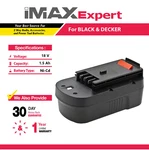 18V 1.5AH Nicd Battery For Black & Decker HPB18, HPB18-OPE, Firestorm A18. Fixed Price $34.99.