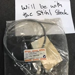 Throttle Cable For Stihl FS88 FS108 FR108 Trimmer # 4135 180 1100 Niob. Fixed Price $30.00.
