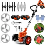 2500W Cordless Weedeater Electric Lawn Mower Edger Grass String Trimmer. Fixed Price $43.98.