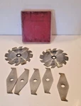 Sears Craftsman NO.9 3249 Kromedge Groover & Dado Cutters 6 Cutting Blades. Fixed Price $19.99.