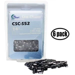 6X 14" Semi Chisel For Tanaka Tcs 33 Edtp Chainsaws. Fixed Price $40.99.